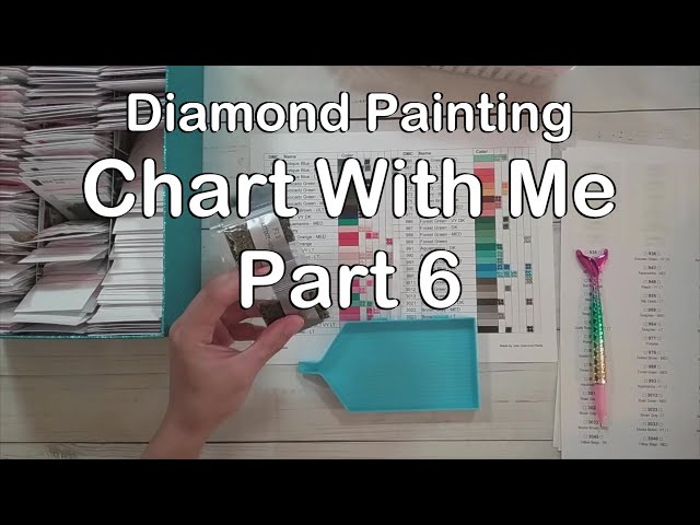 Storing 445 Color Diamond Painting Drill Pack & Completing a DMC Color  Chart Part 6 