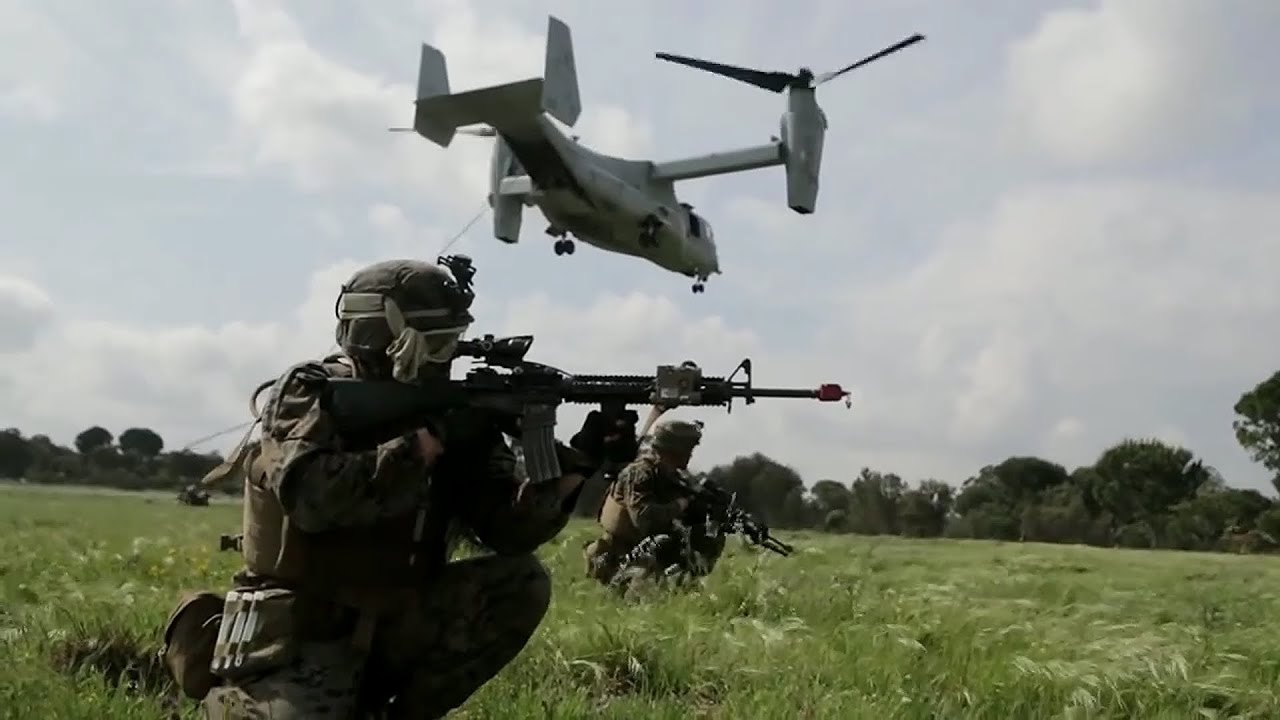 U.S. Marines • Conduct Air Assault Training • Outlying Field Atlantic, N.C. July 9, 2020