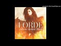 Lorde - Yellow Flicker Beat - Lyrics