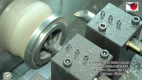 Casting V6 262 Bowl 1st | RealTech CNC Machine VD-039