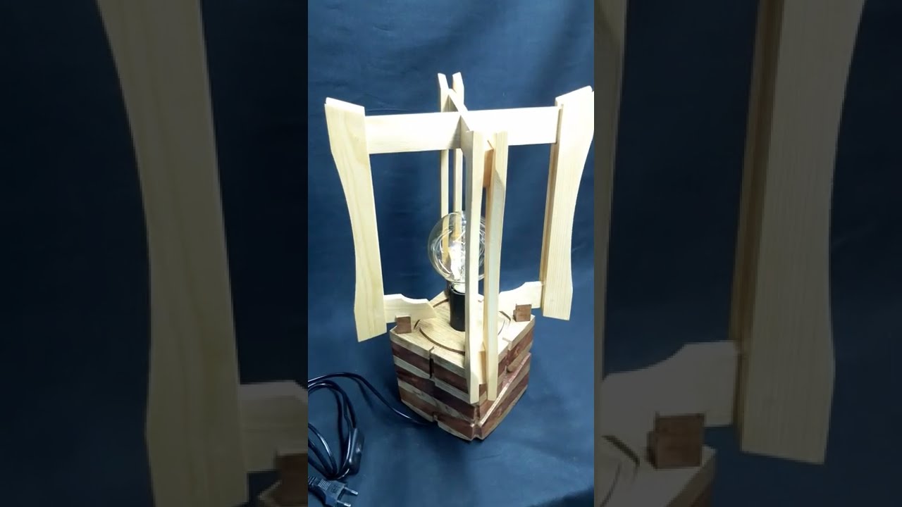 Amazing wooden lamp | How it's made | "ONE_5" | Pt.3 | 