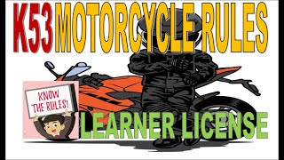 motorcycle rules /K53 / South Africa / Learners License screenshot 3