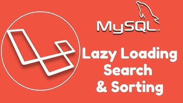 Laravel REST API Tutorial - Custom Pagination, Search & Sorting using MySQL