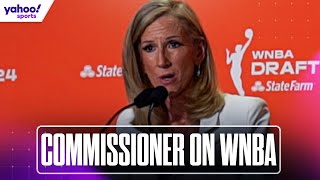 WNBA commissioner Cathy Engelbert on EXPANSION, betting and more ahead of DRAFT | Yahoo Sports