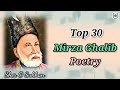Top 30 mirza ghalib poetry  sher o sukhan voice by nasir raies