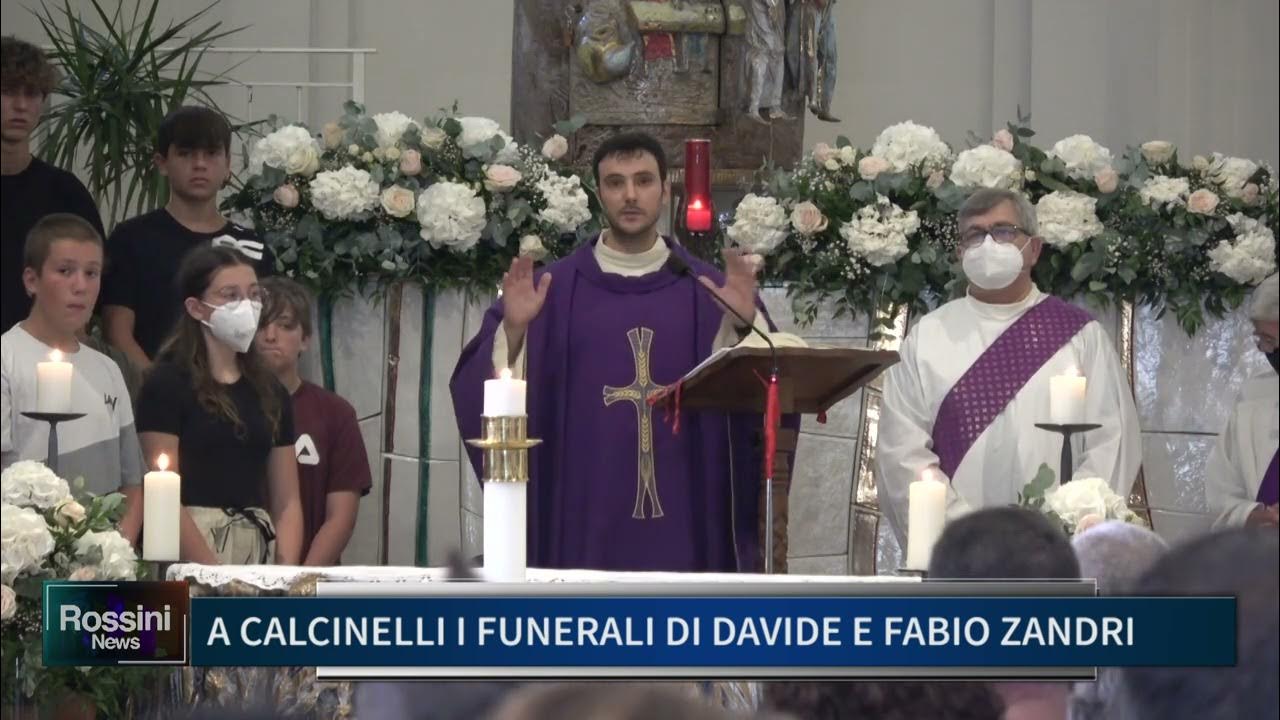 A CALCINELLI I FUNERALI DI DAVIDE E FABIO ZANDRI YouTube