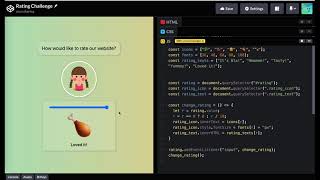 CodePen Challenge: Create a Pen with a star rating | No commentary