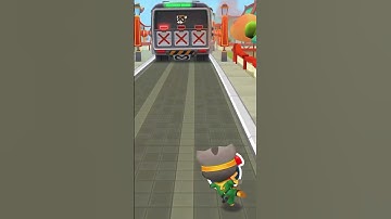 Talking Tom Gold Run Super Hero Running In Super World Very Fast - Funny Race Android iOS Gameplay