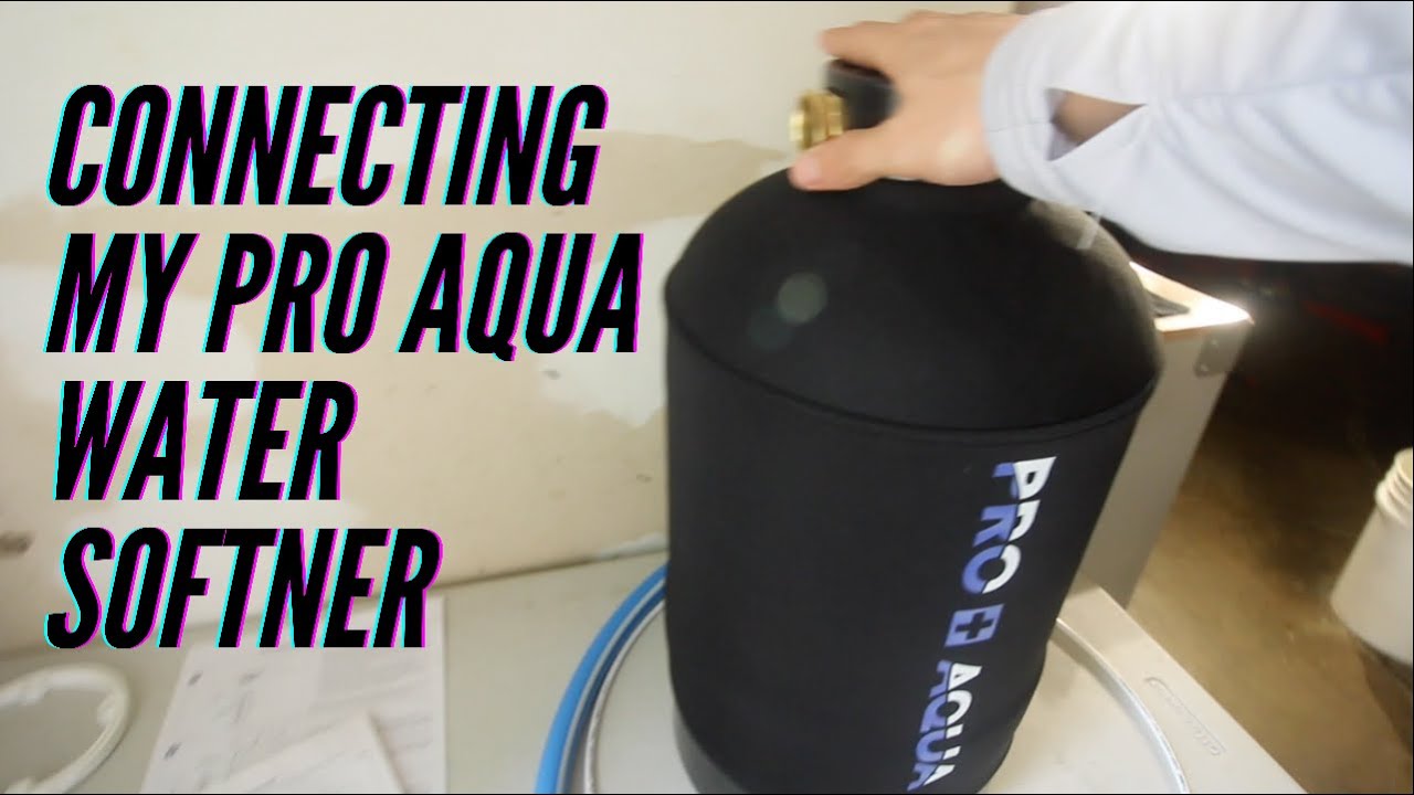 WATER SOFTENER SYSTEM INSTALLATION (SUPER EASY) YouTube