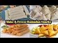 Make  freeze ramadan recipesaloo samosa qeema samosa spring rolls for lftar by lively  limitless