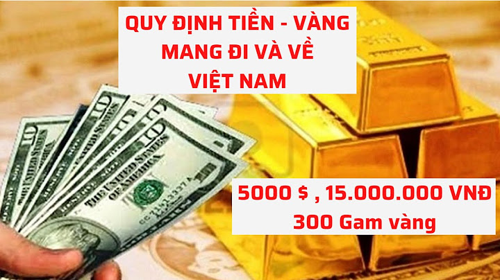 Được mang bao nhiêu tiền mặt lên máy bay