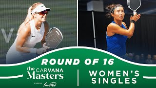 Anna Leigh Waters vs Lingwei Kong at the The Carvana Masters