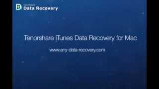 Tenorshare iTunes Data Recovery for Mac - Extract Photos, Contacts, Notes, SMS from iTunes Backup