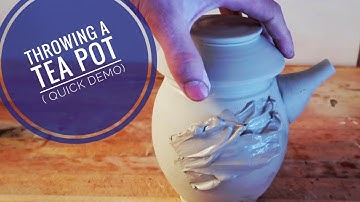 Beginners guide to Making A Tea pot on the wheel (Fast Demo)