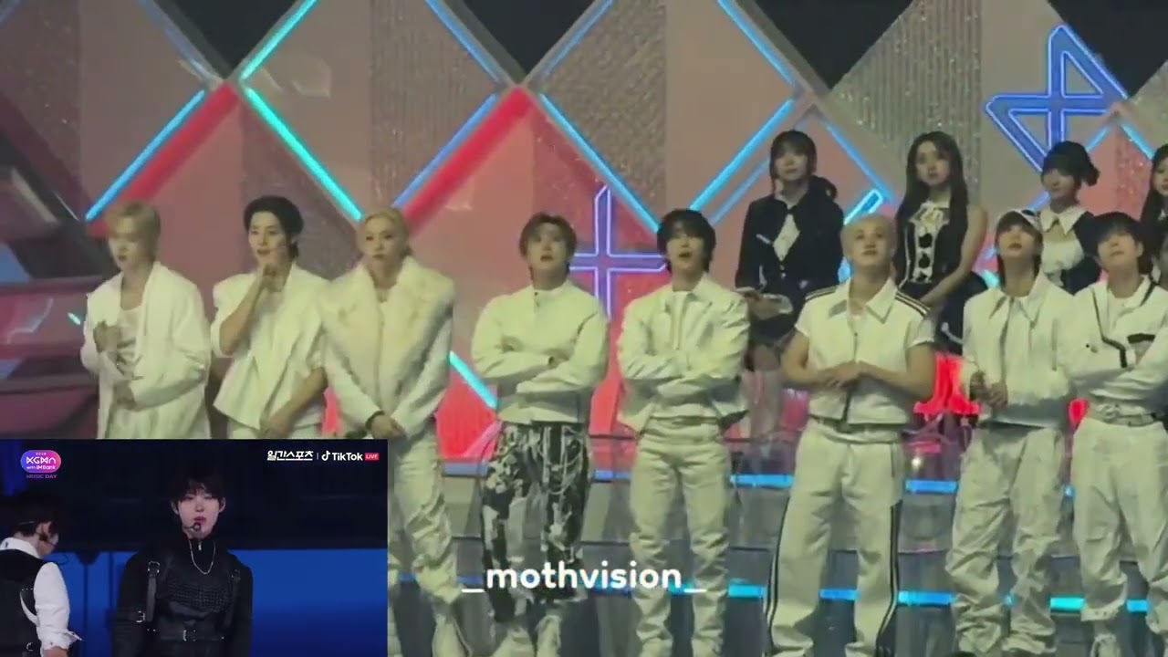 [251115] Stray Kids' reaction to KickFlip's Maniac cover