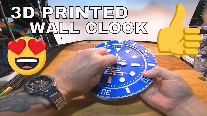 3D Printed Wall Clock - FREE MODEL