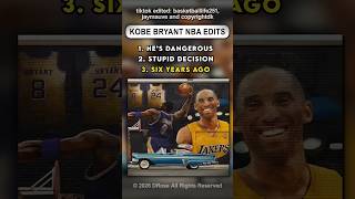Ranking The Best KOBE BRYANT NBA EDITS - NBA #nba #basketball #nbaedits