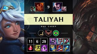 Taliyah Carry vs Yasuo - BR Grandmaster Patch 25.18