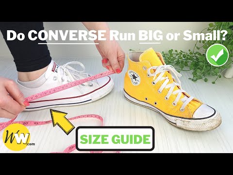 Video: Adakah unisex converse berjalan besar?
