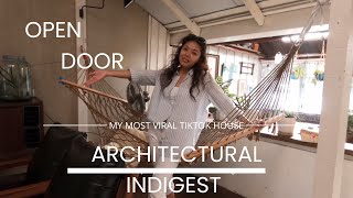 My Most Viral Tiktok House Tour | OPEN DOOR | Architectural Digest lol