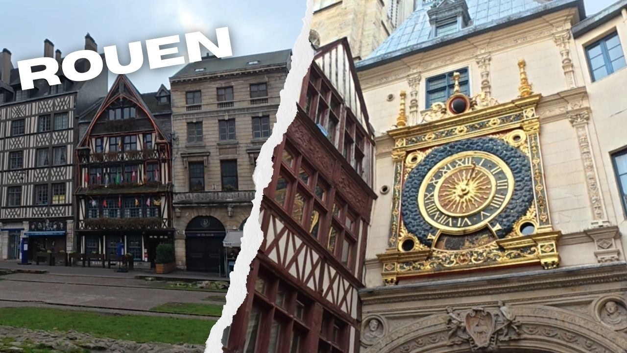 Visite de Rouen, une ville pleine d'HISTOIRE