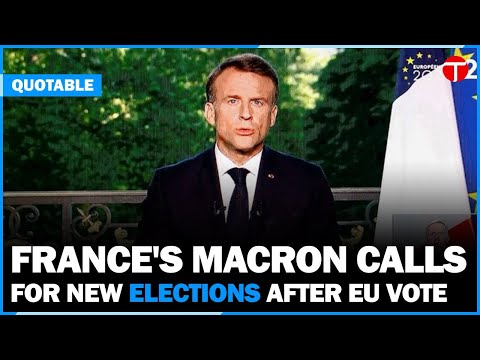 French President Macron Dissolves Parliament After Defeat by Le Pen's Far-Right Party