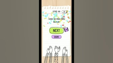 Brain Test Level 313 Walkthrough