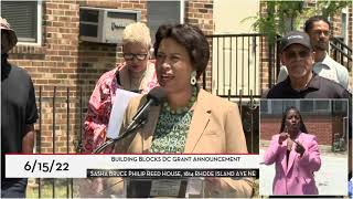 Mayor Bowser Highlights Community-Based Programs Aimed at Reducing Gun Violence, 6/15/22