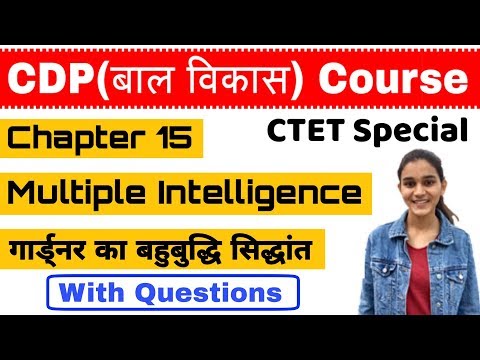 Howard Gardner&rsquo;s Theory of Multiple Intelligences | Chapter-15 | बाल विकास for CTET, KVS, DSSSB