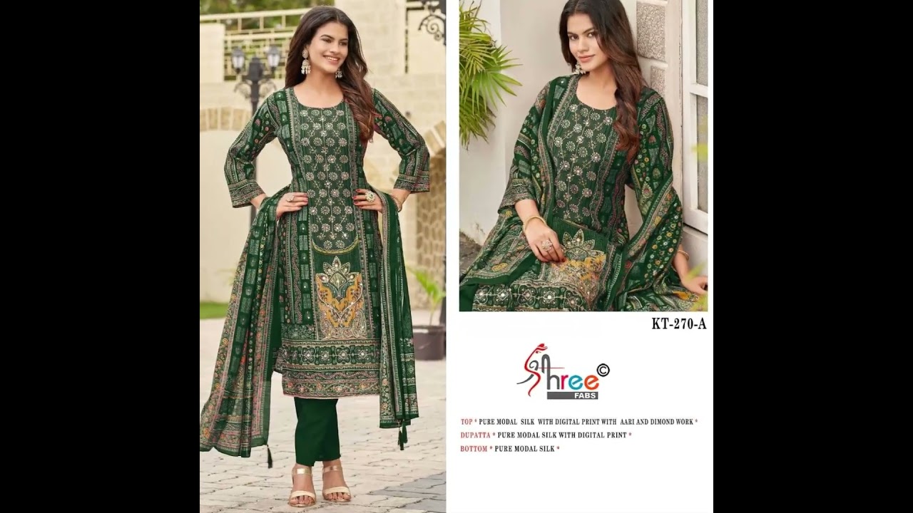 SHREE FABS KT 270 Karachi Digital Print Salwar Suits | Wholesale Price | Trusted Manufacturer
