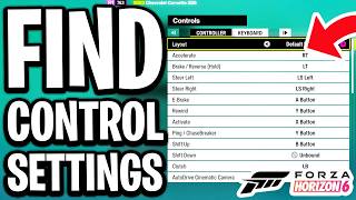 How to Find Control Settings (Controller & Keyboard Settings) In Forza Horizon 6 - Full Guide