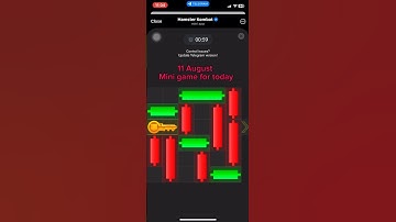 11 August Mini Game | Hamster kombat mini game | Daily combo cards, cipher code Mini Game |