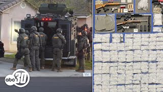 Dozens arrested in takedown of cartel-linked drug trafficking ring in Central California