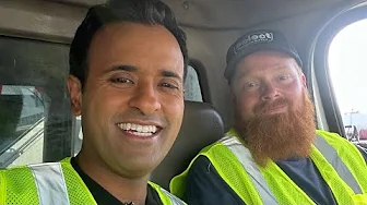 He drove Trump’s garbage truck He drove Trump’s garbage truck