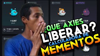 Calculadora de Mementos, libera axies inteligentemente | Axie Infinity