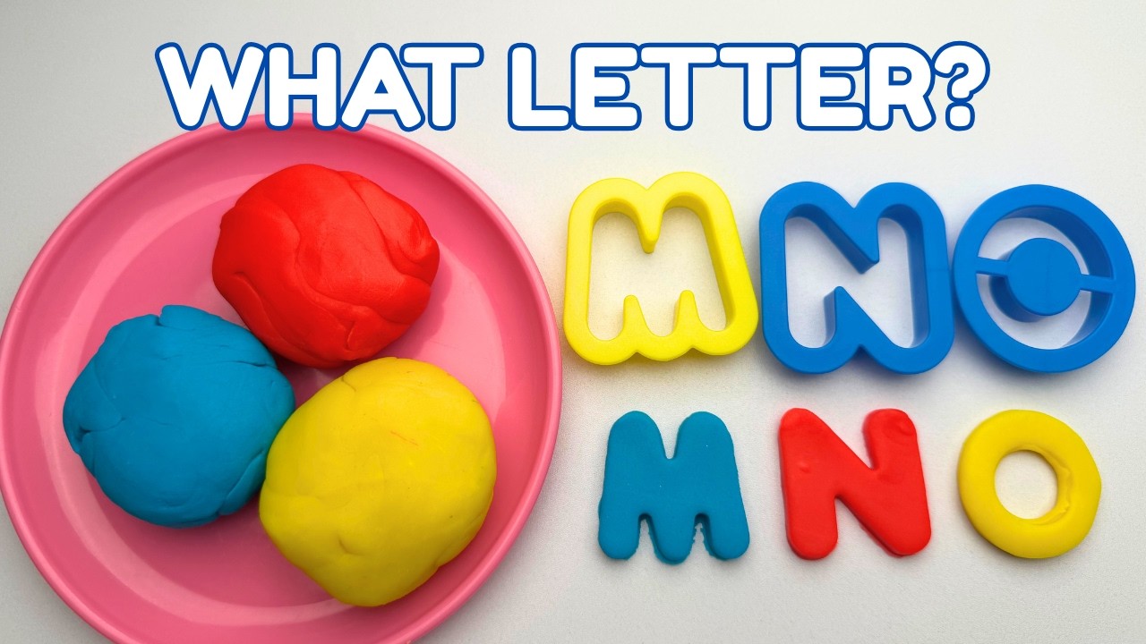 K⭐︎H⭐︎A What Letter Is This? Play Doh Letter Surprise! - YouTube