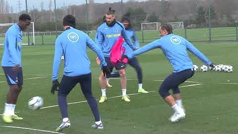 TOTTENHAM TRAINING SESSION: No Udogie and Johnson: Spurs Squad Prepare for Slavia Prague Clash