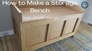 How to Make a Storage Bench
