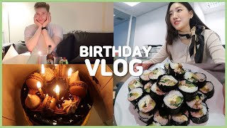 [🇬🇧#46]이사후 처음 맞는 생일🎂, 생일미역국&김밥, 오랜만에 출근, 애플워치 언박싱 | 콩스터Kongster