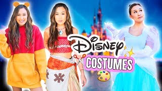 DIY DISNEY HALLOWEEN COSTUMES 2017 (Moana, Cinderella & Pooh)