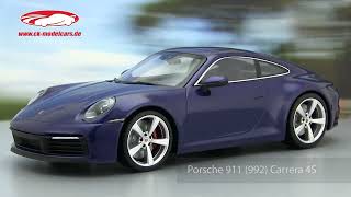 Minichamps 1:18 Porsche 911 (992) Carrera 4S 2019 Movie Bad Boys