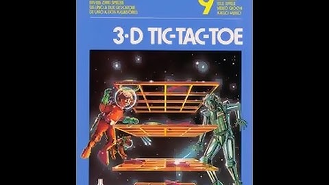 3D TIC-TAC-TOE - ATARI 2600