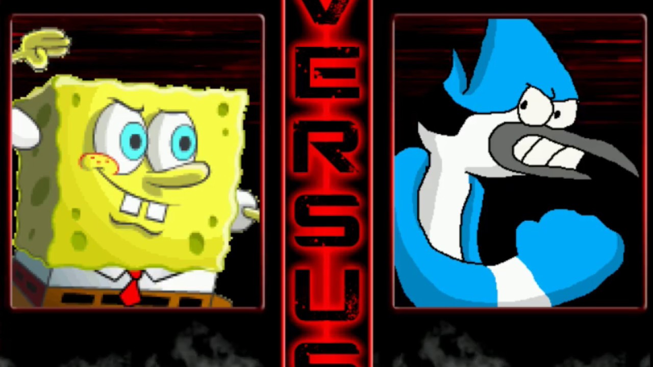 M.U.G.E.N: Spongebob & Patrick Vs Mordecai & Rigby