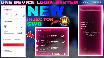 OP AMINUL FF NEW 1 DEVICE LOGIN SWB | MAKE MOD MENU | sketchware injector swb | injector and admin 🙂