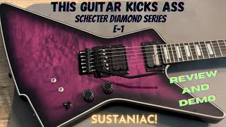 Schecter Diamond Series E-1 - Review And Demo - This Guitar Kicks A$$!