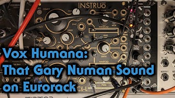 Vox Humana on Modular - that Gary Numan sound