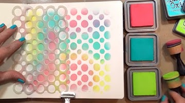 Distress Oxide Inks | Two Easy & Beautiful Techniques! | Mixed Media Art Journal With Me