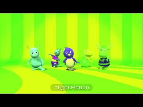 The Backyardigans Theme Song In Green Lowers Alight Motion Version