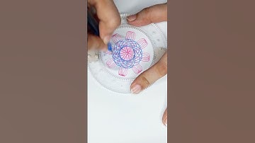 "Step-by-Step Spirograph Art Tutorial: Stunning Pattern Creations"#asmr #spirograph #artcreations