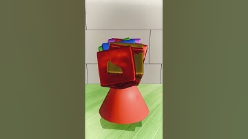 Most Satisfying soft body simulation #3d #satisfying #shorts